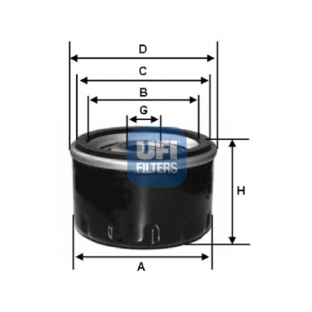 Oil Filter Aixam 500.5/Ligier - 23.262.00