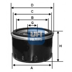 Oil Filter Aixam 500.5/Ligier - 23.262.00