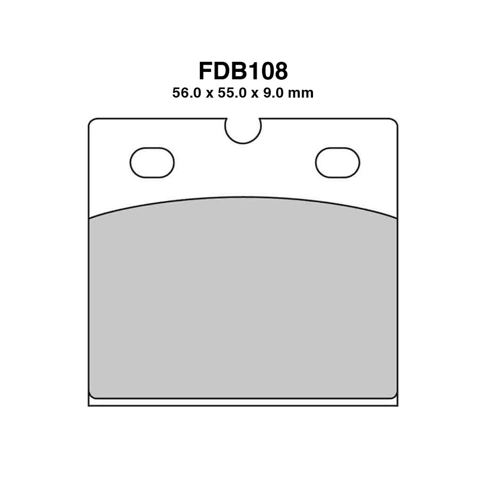 Ferodo Brake Pads FDB108EF - FDB108EF
