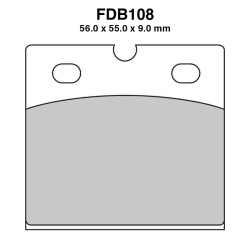 Ferodo Brake Pads FDB108EF for APRILIA AF1 Replica 250 90 and other model Mescola Organica Moto Ferodo