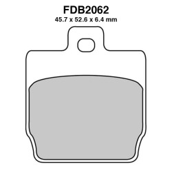 Pastiglie Ferodo FDB2062EF per YAMAHA : NS Aerox R Naked 50 13-13 NS F Aerox 4 50 13-13 NS Aerox R 50 13-13 YQ Aerox 50 97-12