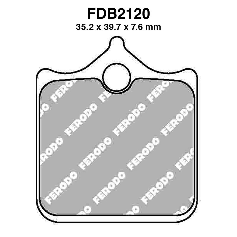 Pastiglie Ferodo FDB2120ST -4PZ X Conf. per APRILIA RSV Mille R 00 01-04 e altri modelli Mescola Sinter Moto Ferodo