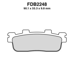 Pastiglie Ferodo FDB2248EF per KAWASAKI J 125/300 14-16 e altri modelli Mescola Organica Moto Ferodo