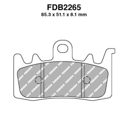 Pastiglie Ferodo FDB2265EF per APRILIA Tuono V4 00 16 e altri modelli Mescola Organica Moto Ferodo