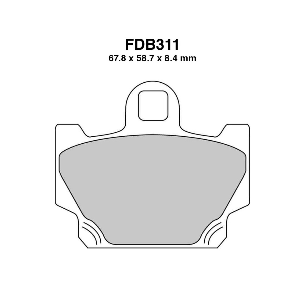 Ferodo Brake Pads FDB311P - FDB311P