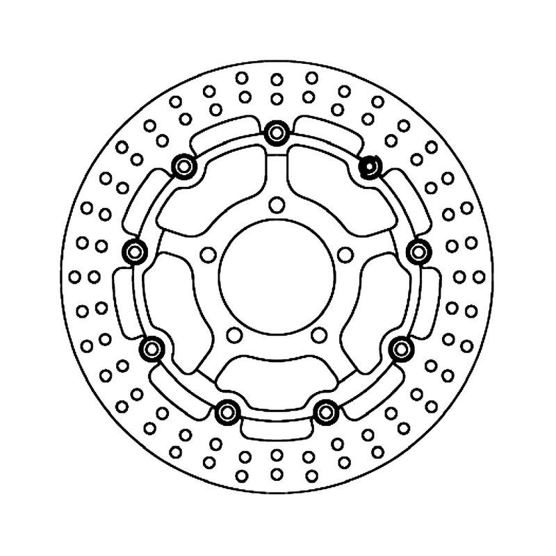Brake Disc FMD0350RX for KAWASAKI 750 Z 07-12 and other model Brake Discs Ferodo