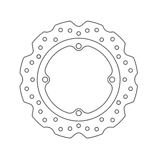 Brake Disc Cbr Rr 250-300-500-650 - Rear for HONDA CB 500 F/X 12-19 and other model Brake Discs Ferodo