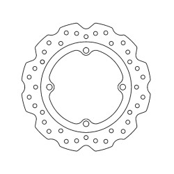Brake Disc Cbr Rr 250-300-500-650 - Rear for HONDA CB 500 F/X 12-19 and other model Brake Discs Ferodo