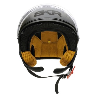 Helmet Jet Bkr Three Matt Blkm -