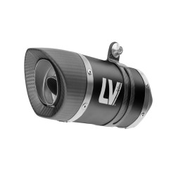 Coppia Slip-On Lv Pro Blackducati Hypermotard 698 24- per DUCATI Hypermotard 698 Mono 24- Échappements LEOVINCE