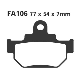 Brake Pads Suzuki TU250 Front - FA106TT