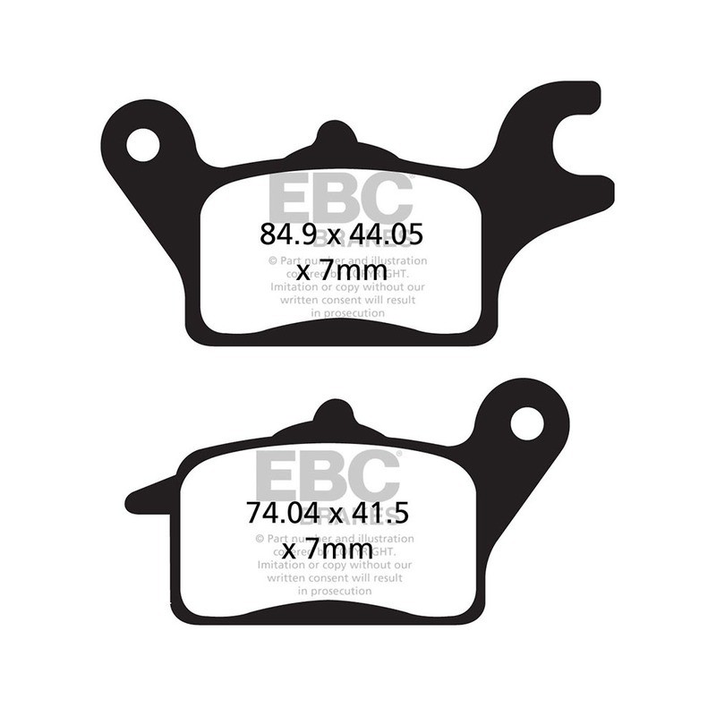 Brake Pads FA691 for HONDA Super Cub C 18-20 and other model Mescola Organica Moto EBC