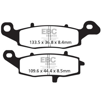 Brake Pads V Suzuki Sv 650 Fr.Lh for SUZUKI SV 6 50 nd and other model Mescola Semi Sinterizzata Moto EBC