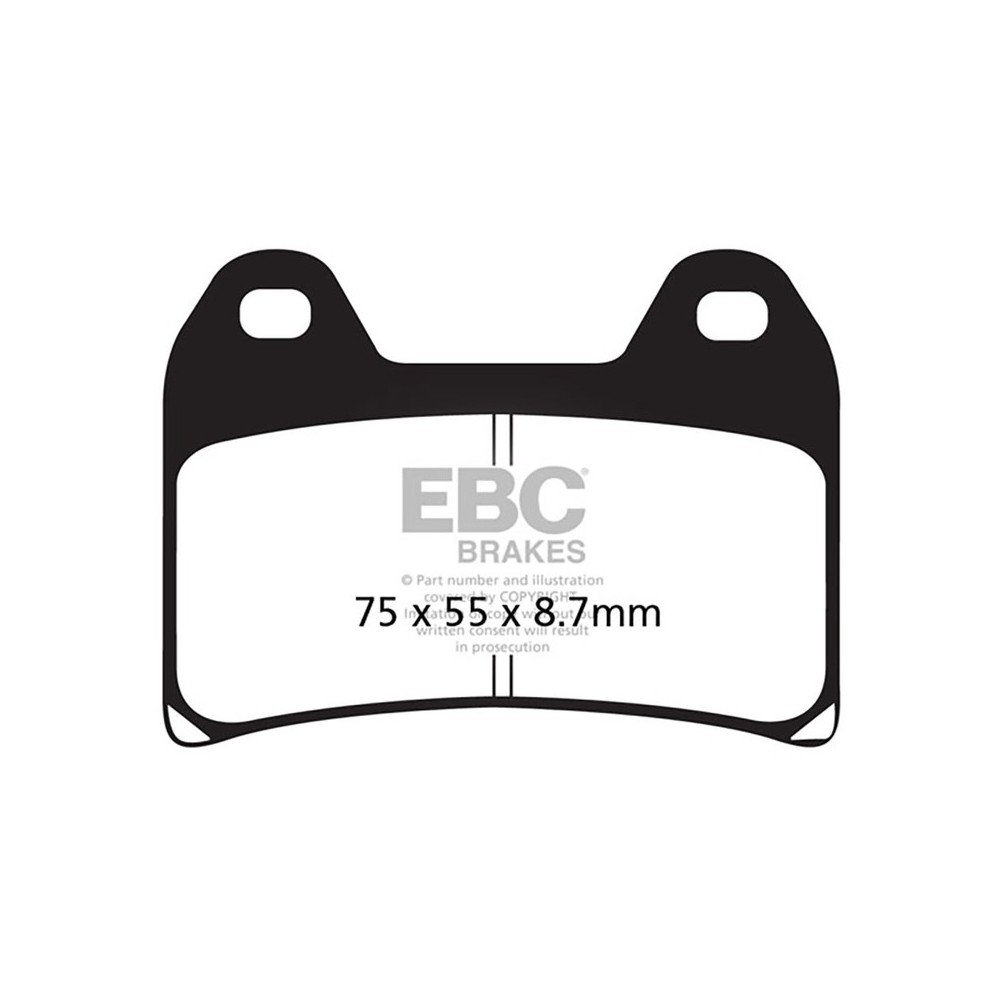 Brake Pads V Guzzi-Aprilia Fr.Imp.Brembo - FA244V