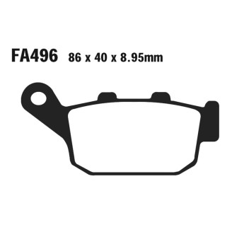 Brake Pads V Honda Cbr/Cb 650F14- Rear - FA496V