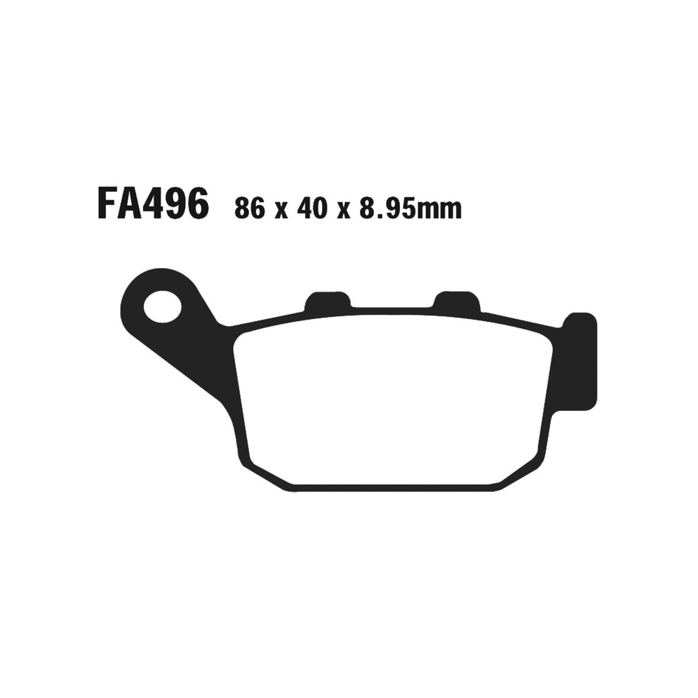 Brake Pads V Honda Cbr/Cb 650F14- Rear - FA496V