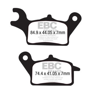 Brake Pads Sfac Honda Nsc Scoopy 110 11-16 Front for HONDA Vision 110 17-18 and other model Mescola Carbon Scooter EBC