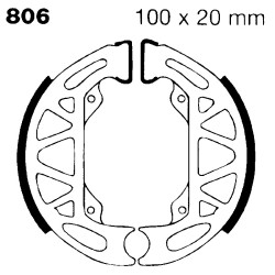 Brake Shoe Piaggio Sfera 50RST Ganasce Freno EBC