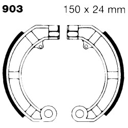 Ganasce Piaggio Vespa Px per PIAGGIO Vespa 125/150/200 FL-PK-PX 82-01 Ganasce Freno EBC