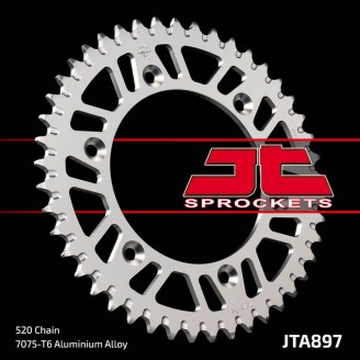 Alu.Rear Sprocket 7075T6 JTA897 z50 Org for KTM 250 SX 95-03 and other model Sprockets JT