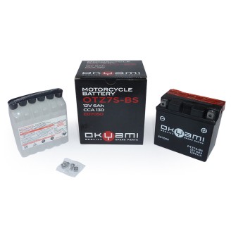 Okyami Battery OTZ7S-Bsw/Acid for KTM EXC 250/400/450/525 03- and other model Other Batteries OKYAMI