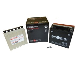 Okyami Battery OTX14-Bsw/Acid for BENELLI Adiva 125/150 01-02 and other model Other Batteries OKYAMI