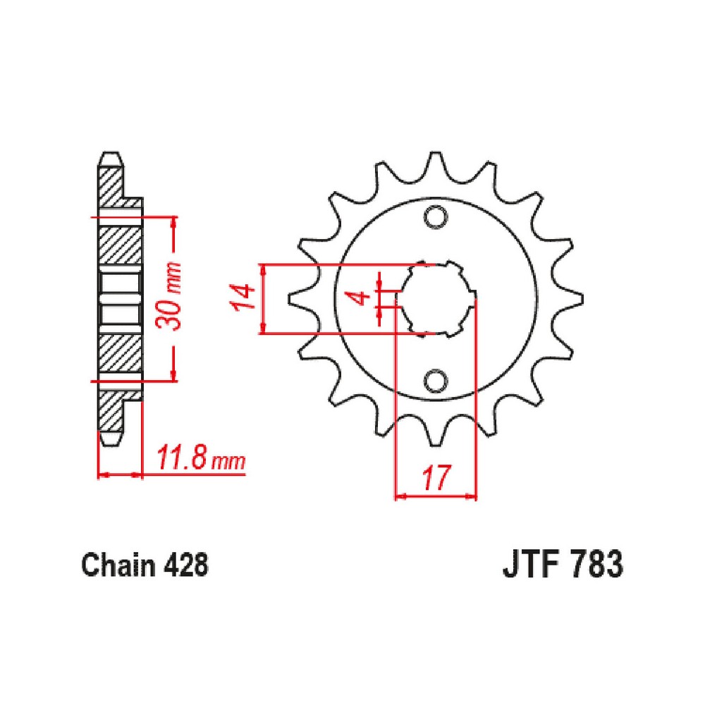 Front Sprocket Jt 783 z14 - JTF783.14