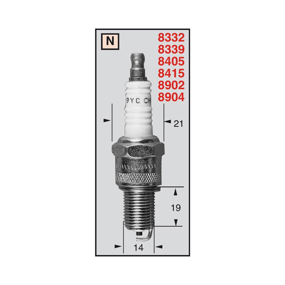 Spark Plug CHAMPIONRN57YCC CCH954 for APRILIA RX 125 125 08 and other model Oils and lubricants Champion