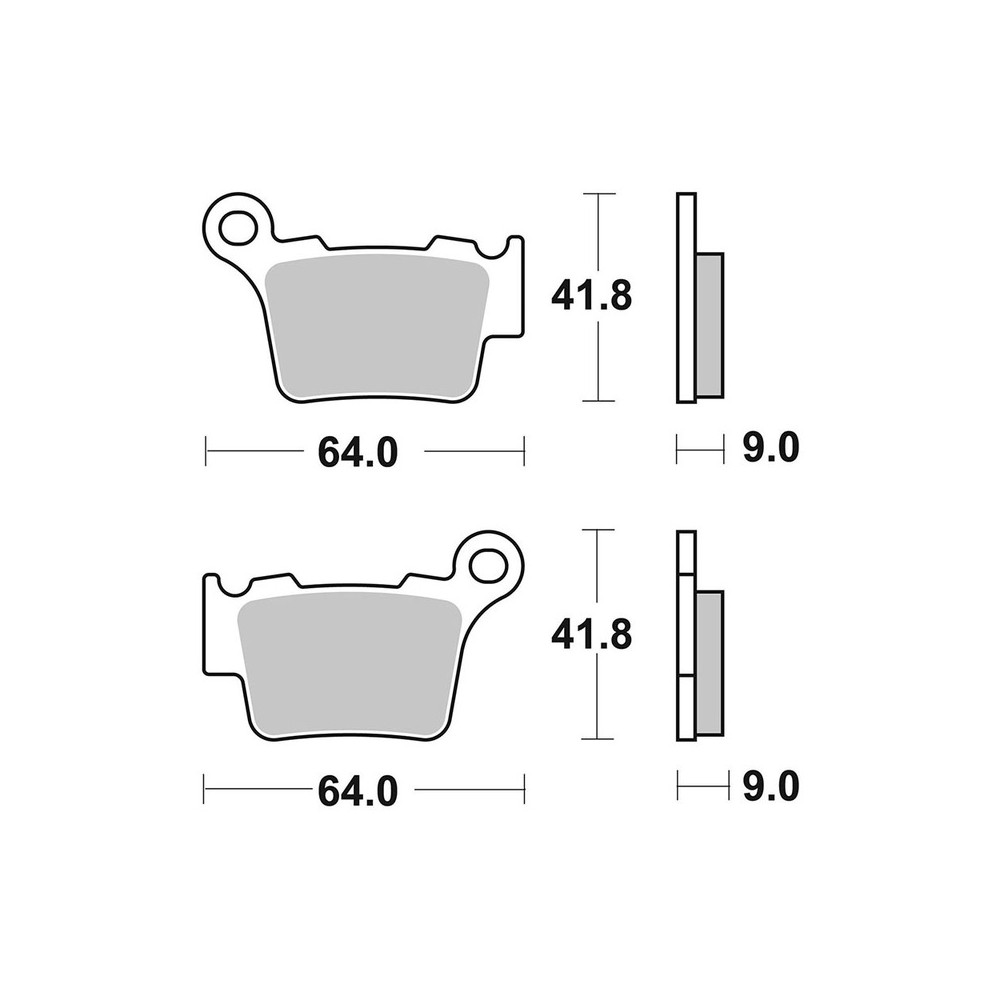 Brake Pads Brembo GENUINE07BB275A - 07BB275A