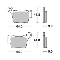 Brake Pads Brembo GENUINE07BB275A - 07BB275A