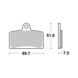 Brake Pads Brembo SA07GR72SA Brake Pads Brembo