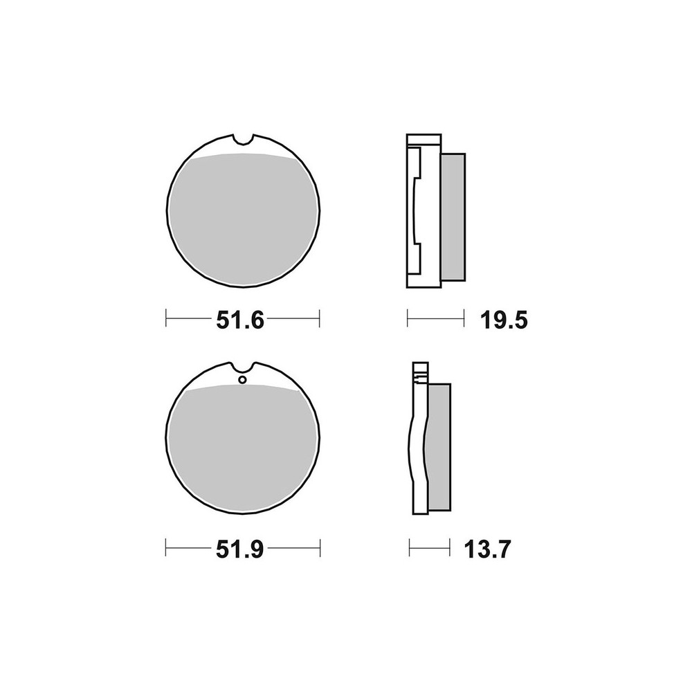 Brake Pads Brembo GENUINE07HO0130 - 07HO0130