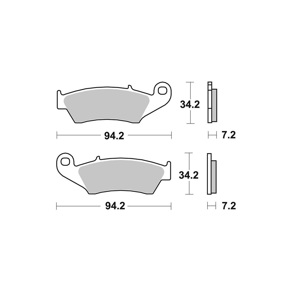 Brake Pads Brembo TT07KA17TT - 07KA17TT