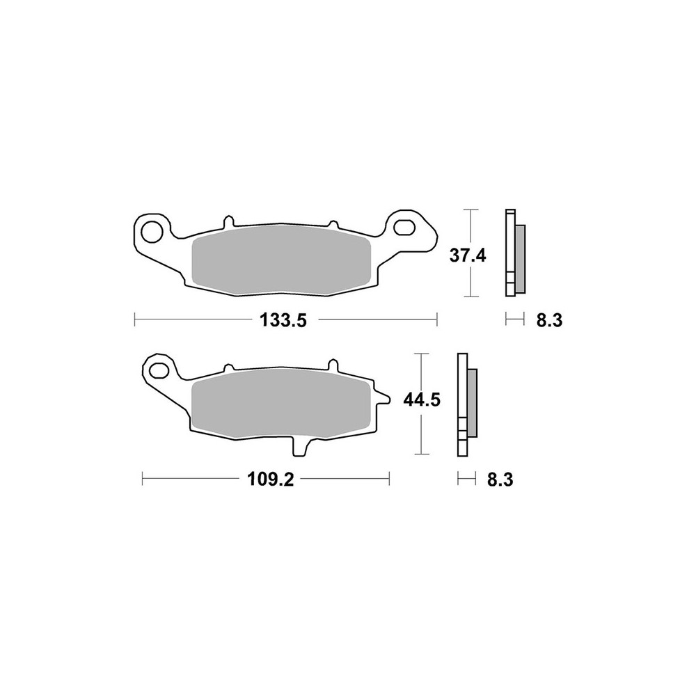 Brake Pads Brembo LA07KA19LA - 07KA19LA
