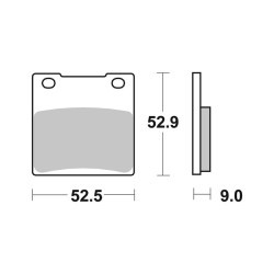 Brake Pads Brembo GENUINE07KS0507 - 07KS0507
