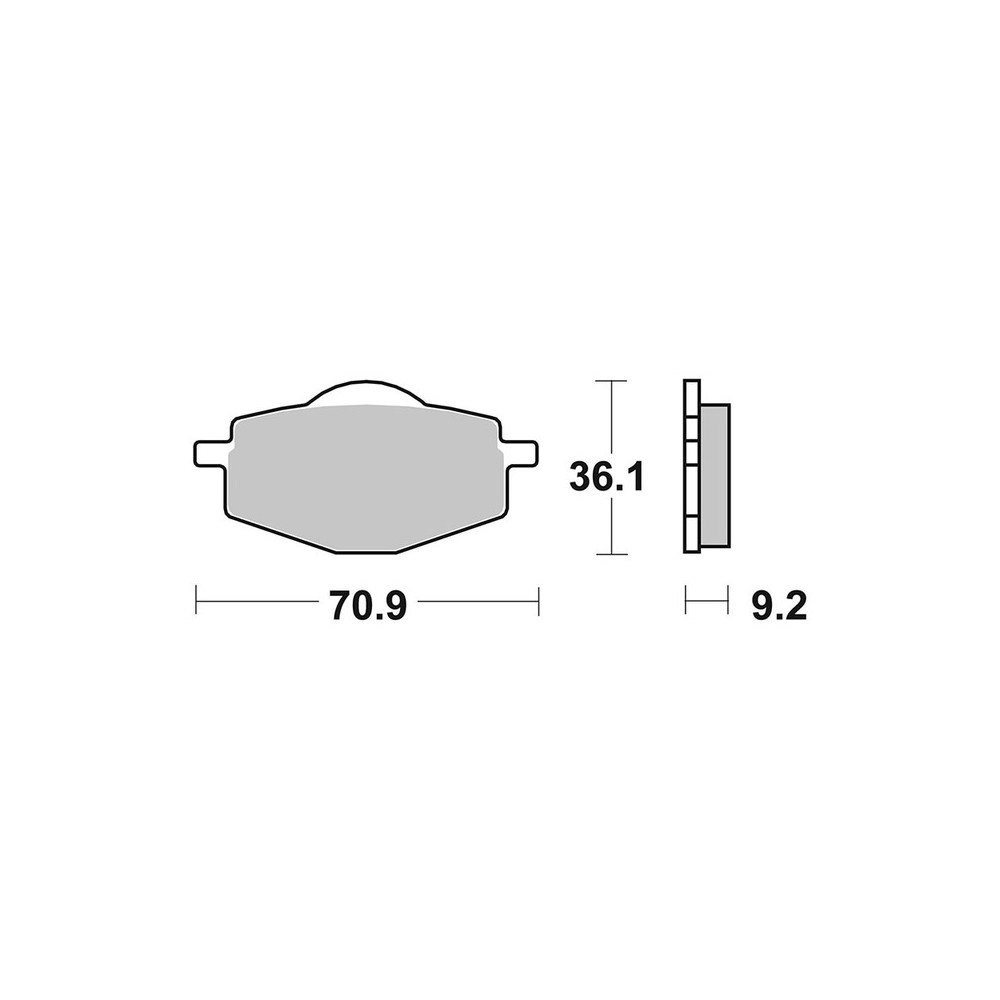 Brake Pads Brembo SD07YA14SD Brake Pads Brembo