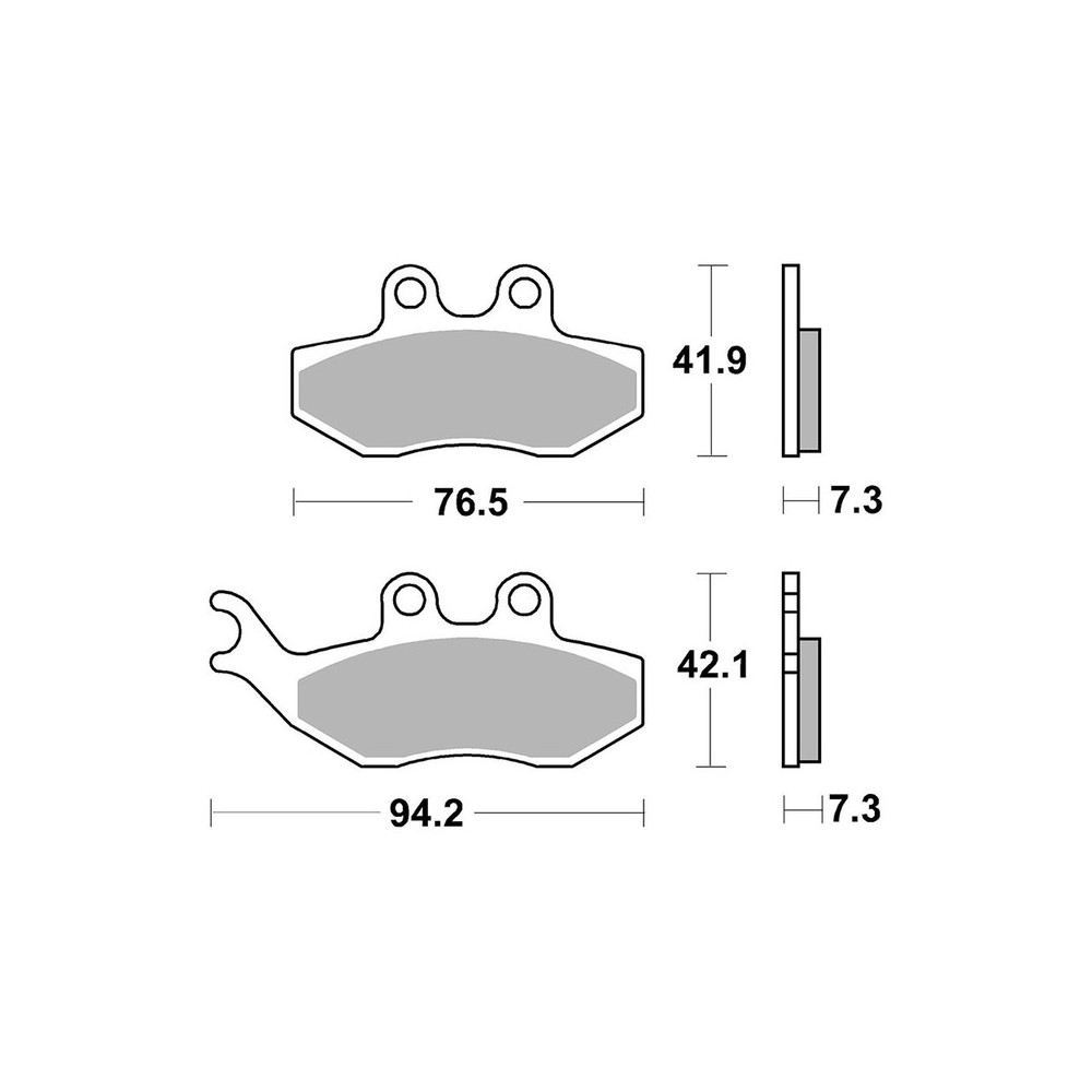 Pastiglie Brembo CC07049CC Pastiglie Freno Brembo