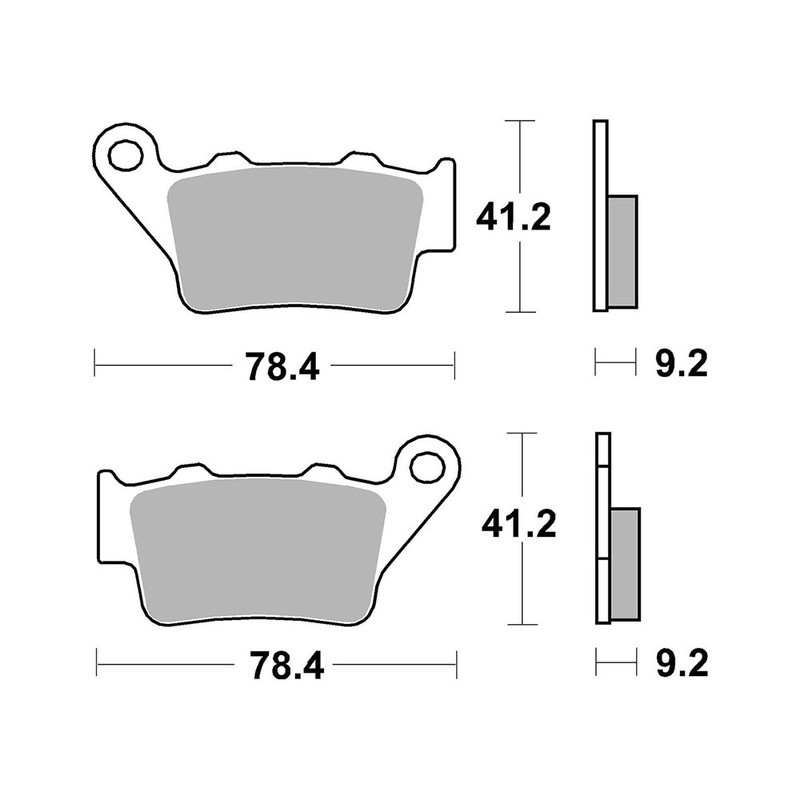 Pastiglie Brembo CC07082CC Pastillas de freno Brembo