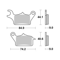Brake Pads Brembo CC07111 - 07111