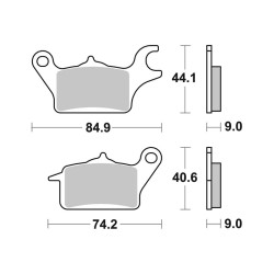 Brake Pads Brembo CC07112 - 07112