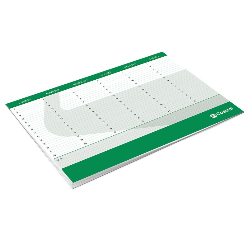 Theken-Planer Castrol 100 Blätter Verbrauchsmaterial CASTROL