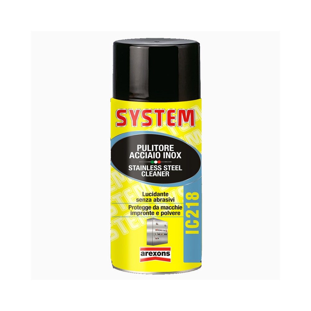 System IC218 Pulitore Acciaioinox 400 Ml Produits de nettoyage et d'entretien Arexons