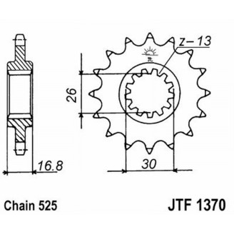 Pignone Jt 1370 z16 - JTF1370.16