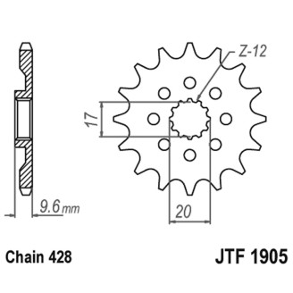 Pignone Jt 1905 z13 - JTF1905.13