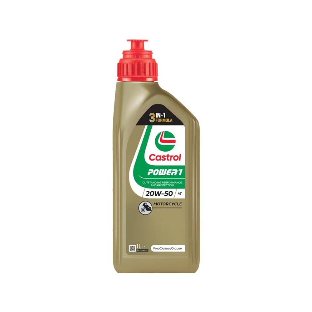Power 1 4T 20W-50 1L Aceites y lubricantes CASTROL