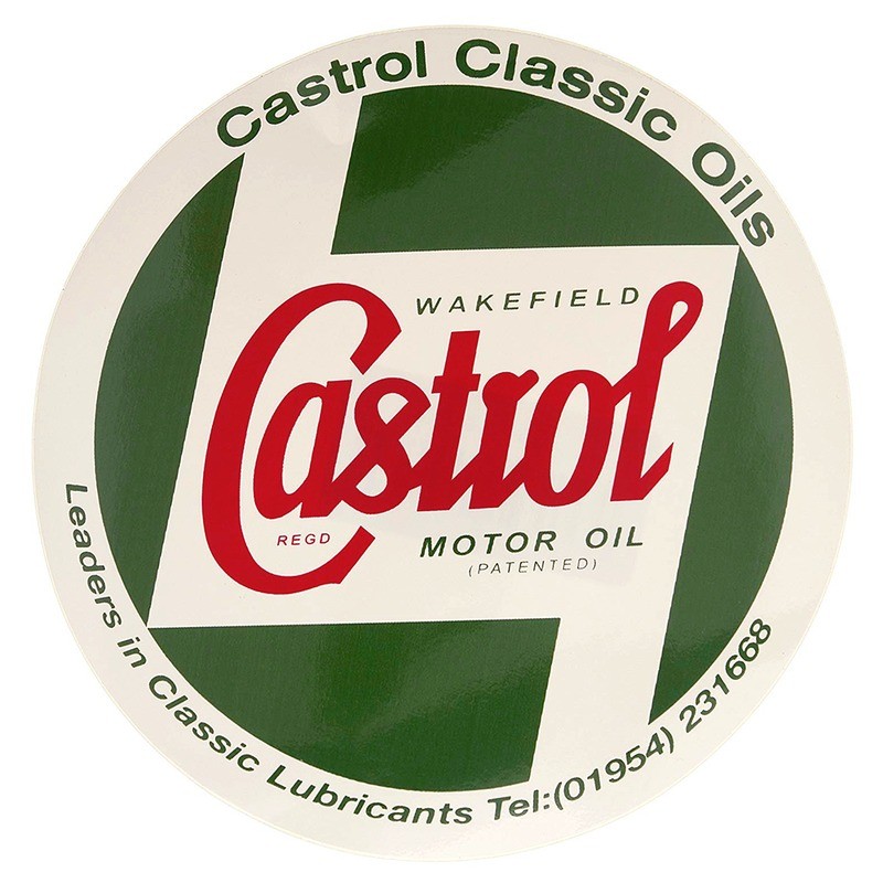 Adesivo Carrozzeria Diam.127mmCASTROL Classic Altri accessori CASTROL