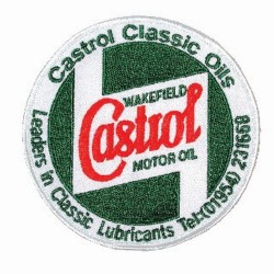 Patch Ricamata Castrol CLASSIC115mm