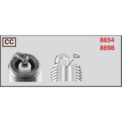 Spark Plug CHAMPION8698 CCH8698E for HONDA SH 125/1 50 nd and other model Oils and lubricants Champion