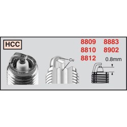 Spark Plug Champion P-RG6HCC for HONDA SH 125i MODE 14- and other model Oils and lubricants Champion