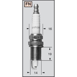 Spark Plug CHAMPIONQC12PEPB CCH7953 Spark Plugs Champion